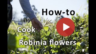 How to make a sweet syrup with robinia flowers [upl. by Dart]