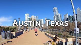 Pfluger Pedestrian Bridge Austin TX  February 2024 [upl. by Hendricks]