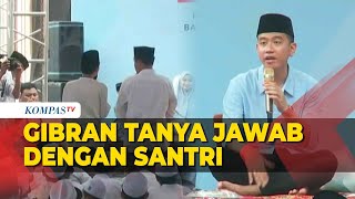 Janji Gibran Rakabuming untuk Para Santri di Tangerang [upl. by Adnuhsed]