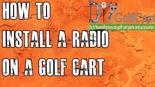 Golf Cart MP3 Stereo  How to Install Radio [upl. by Kingston]