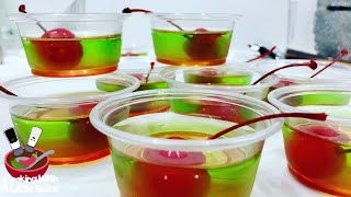 How To Make Apple Martini Jello Shots Recipe [upl. by Justinian]