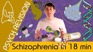 Schizophrenia  AQA Psychology in 18 MINS NEW Quick Revision for Paper 3 [upl. by Glynnis105]