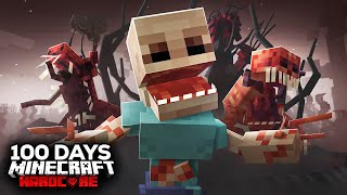 I Survived 100 Days in an Advanced Parasite Apocalypse in Hardcore Minecraft [upl. by Adest]