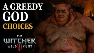 Witcher 3 A Greedy God quest  how choices and rewards work [upl. by Eadie]