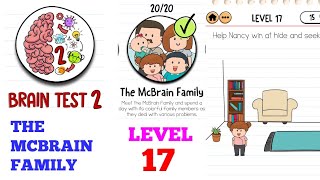 Brain test 2 The McBrain Family level 17 solution or walkthrough [upl. by Knighton]