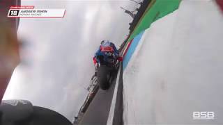 2019 Bennetts BSB Thruxton Race 2 onboard highlights [upl. by Aihtibat]