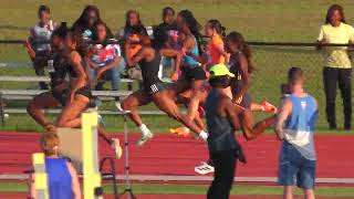 Womens 100m Finals Section 3 PURE Athletics Spring Invitational April 20 2024 [upl. by Atinod]