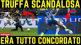 VERGOGNOSO E INGIUSTIFICABILE ARBITRAGGIO IN JUVENTUS INTER 44 [upl. by Kessel]