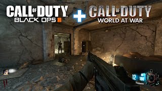 WAW weapons  Call of Duty Black ops 3 Zombies Nacht Der Untoten 3 [upl. by Nonnaihr]