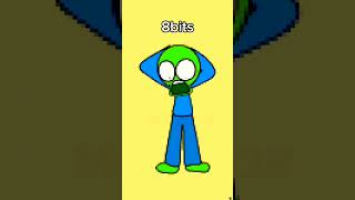 64 bits 32 bits 16 bits 8 bits 4 bits 2 bits 1 bits animation [upl. by Adneram494]