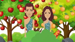 The Story of Adam and Eve Animated Bible as recorded in Genesis 2 and 3 [upl. by Kelwen]