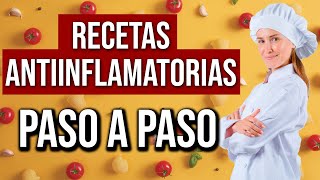 💥 RECETAS 🔝 ANTIINFLAMATORIAS 👨🏼‍🍳 Paso a paso ¡¡Acaba con la INFLAMACIÓN [upl. by Elkraps494]