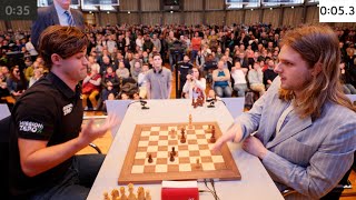 Never Surrender  Richard Rapport vs Magnus Carlsen  Grand Finals Game 2 [upl. by Quiteri]