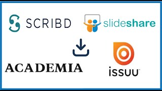 COMO DESCARGAR DE SCRIBD SLIDESHARE ISSUU Y ACADEMIA  LIBROS PDF ARCHIVOS DOCUMENTOS [upl. by Selrahc429]