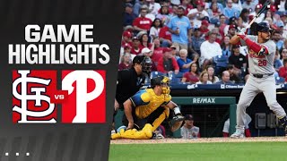 Cardinals vs Phillies Game Highlights 53124  MLB Highlights [upl. by Arlinda291]