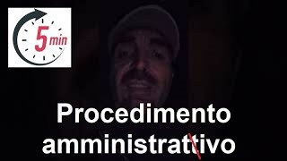 Simone Chiarelli il procedimento amministrativo in 5 minuti [upl. by Sakhuja]