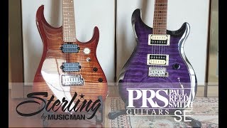 PRS SE Roasted Maple Neck vs Sterling JP150 [upl. by Martel]