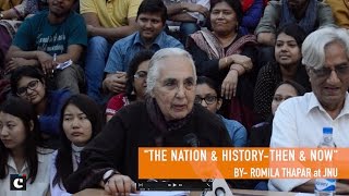 Lecture on Nationalism at JNU by Romila Thapar [upl. by Aurilia]