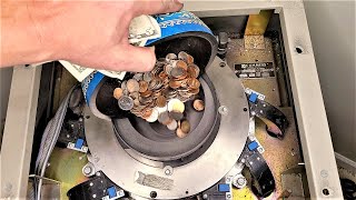 Counting 25 Gallons of Coins at 10000 Coins per min  The Amazing Jetsort Coin Sorter How it Works [upl. by Aigroeg921]