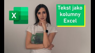 Podział tekstu na kolumny – tekst jako kolumny  podział imienia nazwiska za pomocą funkcji – Excel [upl. by Ellezaj51]