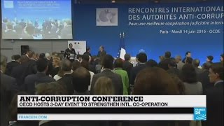 OECD anticorruption conference  quotCorruption does not know the bordersquot [upl. by Kally]