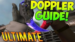 CS GO  The Complete Doppler Knives Guide [upl. by Anchie]