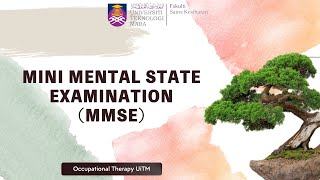 MINI MENTAL STATE EXAMINATION MMSE [upl. by Walling]