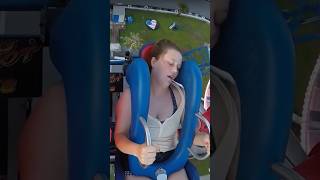 slingshot ride pass out girl shortvideo shortsvideo [upl. by Aileve193]