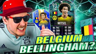 The Belgian BELLINGHAM 93 FLASHBACK Witsel Review FIFA 22 Ultimate Team [upl. by Sonny]