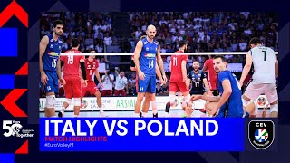 Italy vs Poland I Match Highlights The FINAL I CEV EuroVolley 2023 Men [upl. by Balough]