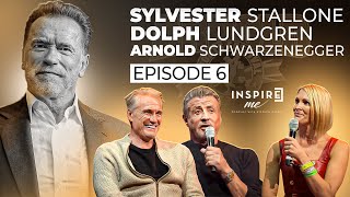 Sylvester Stallone Dolph Lundgren and Arnold Schwarzenegger on stage together IMP Episode 6 [upl. by Leora]