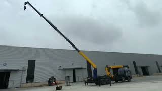 Truck mounted crane [upl. by Dex]