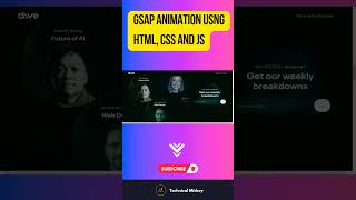 🚀 GSAP Animation Website  GSAP Tutorial  GSAP  GSAP Animated Website [upl. by Ernesta375]