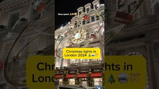 Christmas lights in London 😍 a night in my life london bondstreet christmas [upl. by Ardnasak]