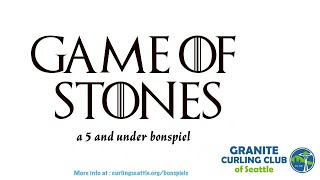 Draw 1  Game of Stones 5ampUnder Bonspiel 2024 [upl. by Salsbury]