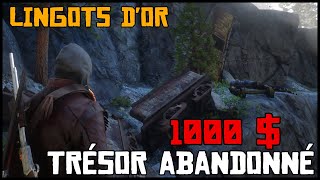 Red Dead Redemption 2  Trésor Lingots dor 1000  Sac de Bijoux [upl. by Anali34]