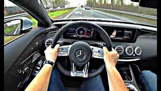 Mercedes AMG S63 Coupe 2018  NEW FULL POV Drive Review and Acceleration [upl. by Enirehtac]