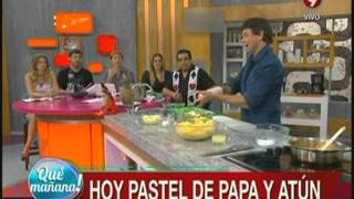 Hoy cocinamos Pastel de papa y atún [upl. by Annawyt]