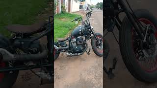 Honda CB 450 Rat Look Bike Bobber [upl. by Rofotsirk838]