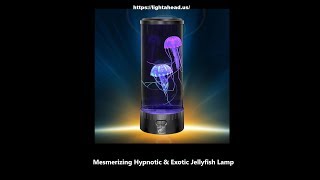 Lightahead® LED Fantasy Jellyfish Lamp Round with 5 color changing light effects [upl. by Ynattir]