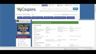 How To Use Online Coupons and Coupon Codes  MyCouponscom [upl. by Hahsi]