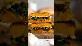 BETTER than GRILLED CHEESE Incredibly simple and delicious sandwich with sweet potato and walnuts [upl. by Guinna991]