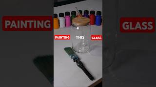 Painting This Expensive Glass Cup DIY painting [upl. by Ruff]