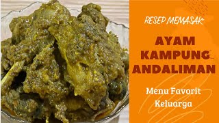 TUTORIAL MASAK AYAM ANDALIMAN [upl. by Rambow]