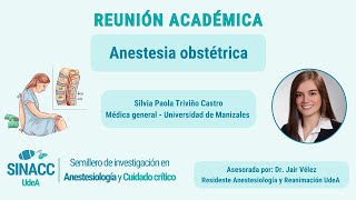 Reunión académica Anestesia Obstétrica [upl. by Evelin81]