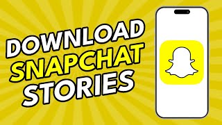 How to Download Snapchat Stories in your Phone Gallery 2024 [upl. by Iahcedrom]