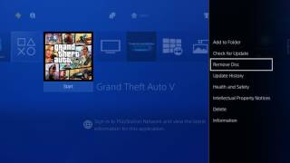 How to Remove Disc on PS4 through Home Screen [upl. by Ambrosine]