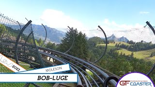 BOB LUGE  MOLÉSON  onboard GFcoaster  2022 [upl. by Yeffej]