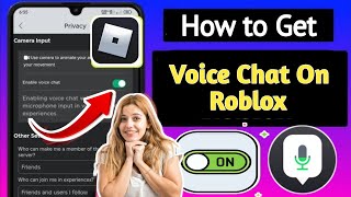 How to Get ROBLOX VOICE CHAT 2024  How to Enable Voice Chat on Roblox [upl. by Anjali]