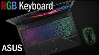 How to Setup Keyboard RGB Lighting Effect on ASUS Gaming Laptops [upl. by Llednahc345]